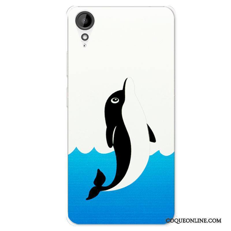 Htc Desire 825 Coque Fluide Doux Silicone Téléphone Portable Dessin Animé Incassable Protection