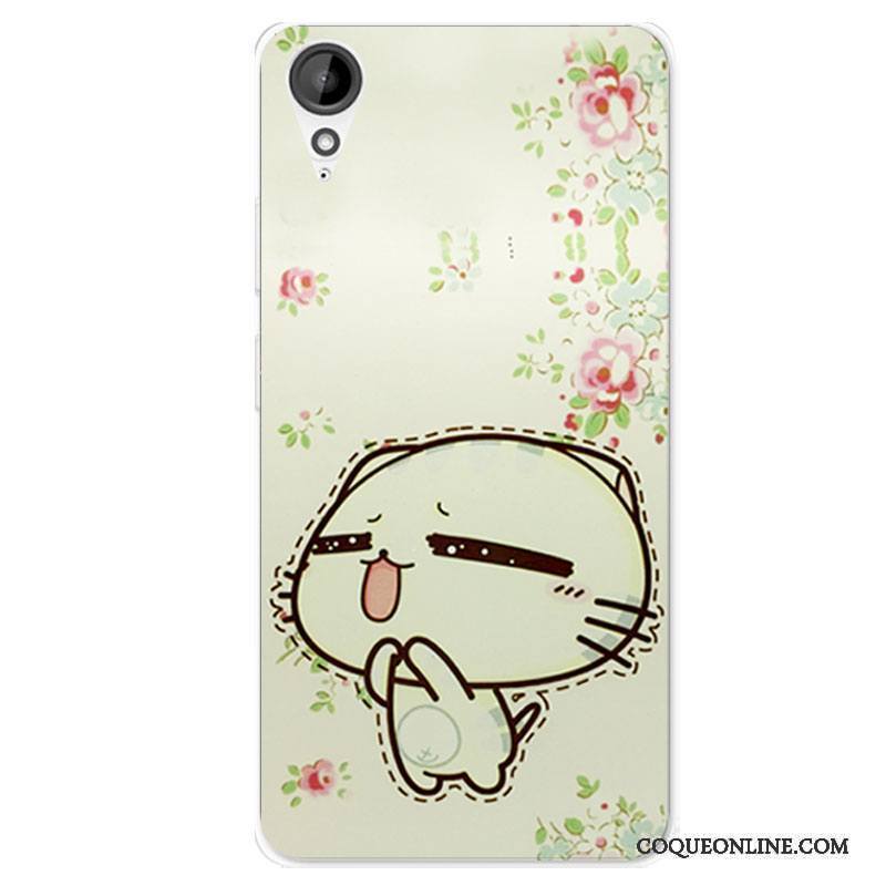 Htc Desire 825 Coque Fluide Doux Silicone Téléphone Portable Dessin Animé Incassable Protection