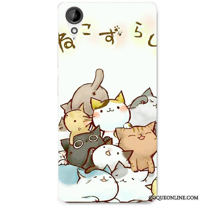 Htc Desire 825 Coque Multicolore Protection Silicone Étui Dessin Animé Fluide Doux Tout Compris