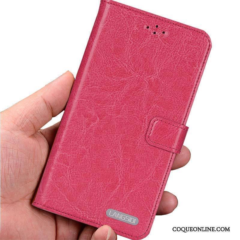 Htc Desire 825 Incassable Cuir Véritable Coque De Téléphone Étui En Cuir Protection Clamshell Très Mince