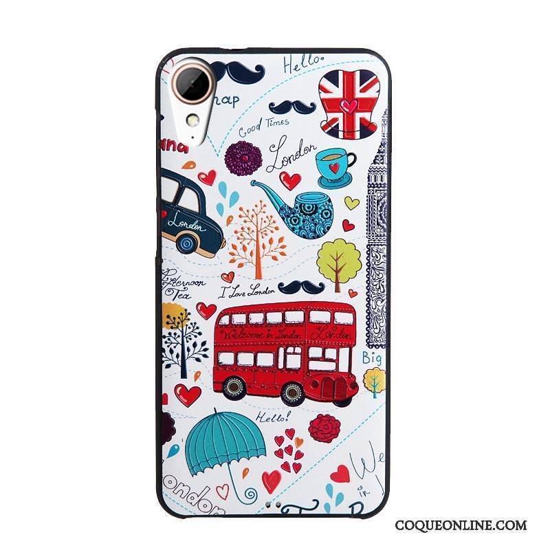 Htc Desire 825 Multicolore Étui Membrane Tempérer Coque De Téléphone Fluide Doux Dessin Animé