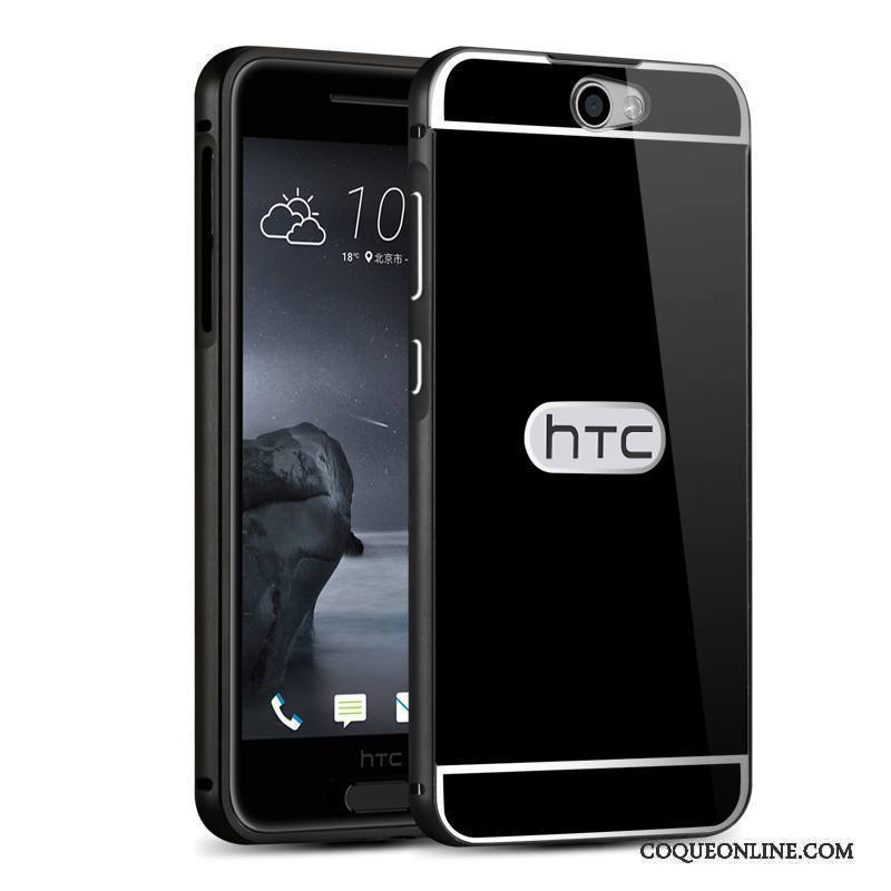 Htc One A9 Protection Border Couvercle Arrière Étui Coque De Téléphone Or Rose