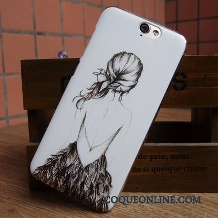 Htc One A9 Téléphone Portable Rose Coque Peinture Étui De Téléphone Tendance