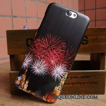 Htc One A9 Téléphone Portable Rose Coque Peinture Étui De Téléphone Tendance