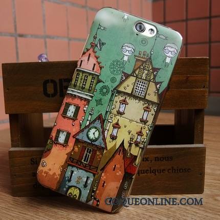 Htc One A9 Téléphone Portable Rose Coque Peinture Étui De Téléphone Tendance