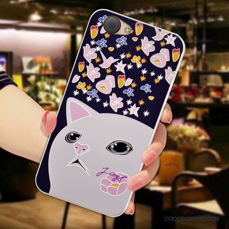 Htc One A9s Dessin Animé Incassable Coque Fluide Doux Téléphone Portable Silicone Tout Compris