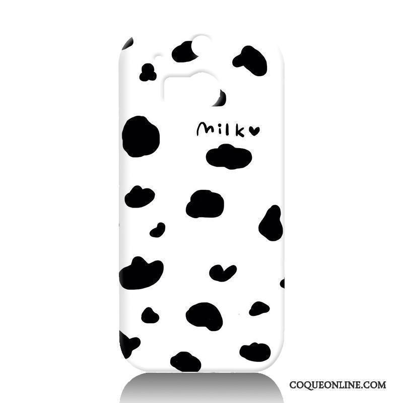 Htc One M8 Dessin Animé Tendance Fleurs Protection Coque Incassable Peinture