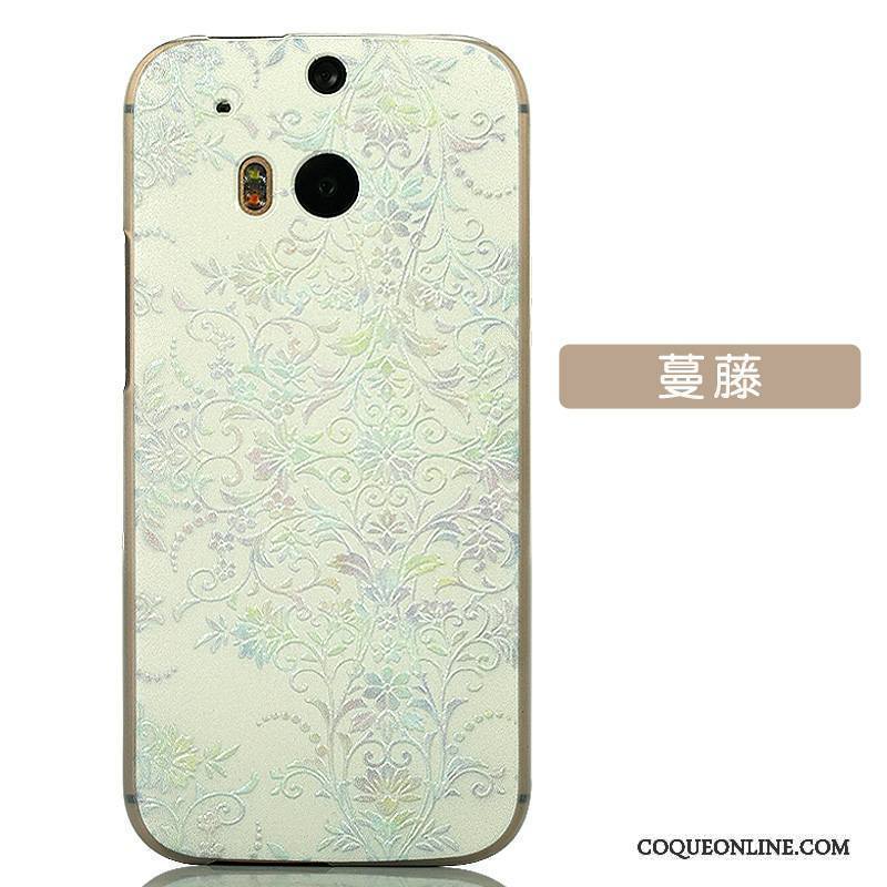 Htc One M8 Protection Charmant Dessin Animé Coque Bleu Étui De Téléphone