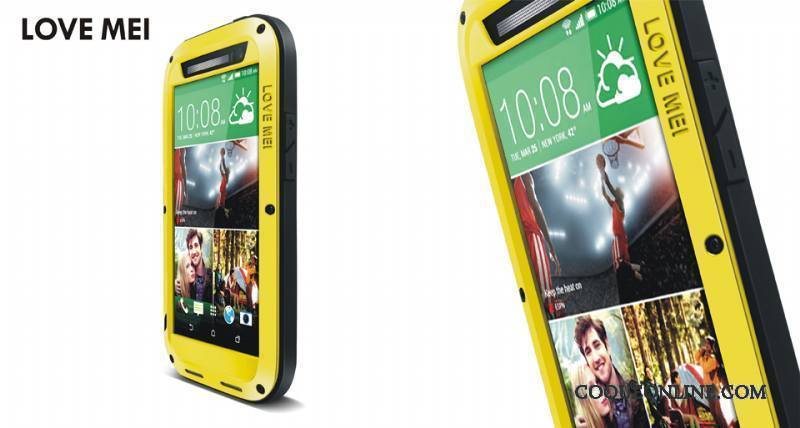 Htc One M8 Protection Trois Défenses Incassable Coque Étui Téléphone Portable Délavé En Daim