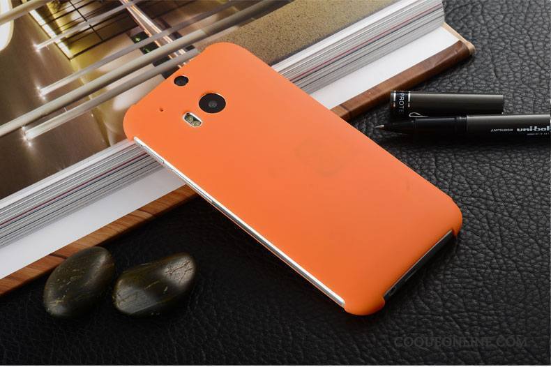 Htc One M8 Étui Orange Protection Coque De Téléphone Téléphone Portable