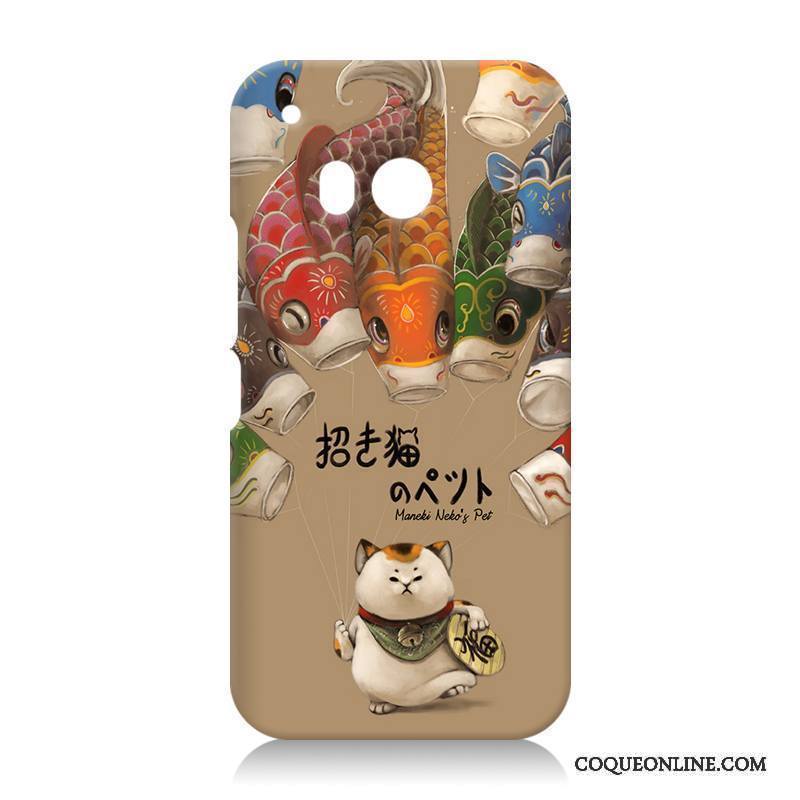 Htc One M9 Gaufrage Coque De Téléphone Difficile Dessin Animé Silicone Protection Étui