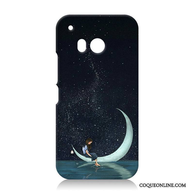 Htc One M9 Gaufrage Coque De Téléphone Difficile Dessin Animé Silicone Protection Étui