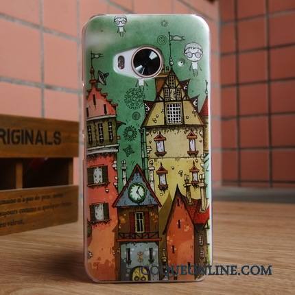 Htc One M9 Peinture Tendance Protection Coque De Téléphone Étui Multicolore Téléphone Portable