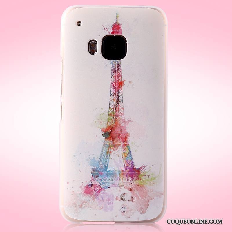 Htc One M9 Protection Peinture Multicolore Téléphone Portable Tendance Coque De Téléphone Étui