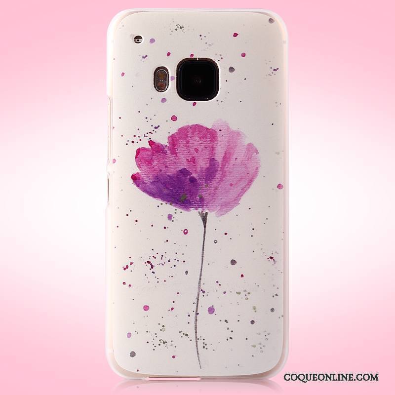 Htc One M9 Protection Peinture Multicolore Téléphone Portable Tendance Coque De Téléphone Étui