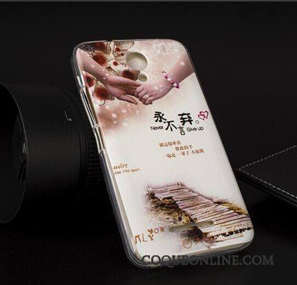Htc One M9 Silicone Téléphone Portable Protection Fluide Doux Coque De Téléphone Bleu Dessin Animé