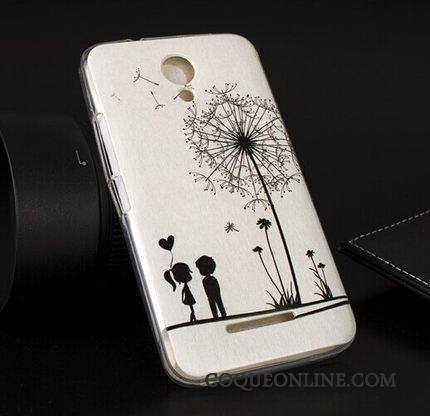 Htc One M9 Silicone Téléphone Portable Protection Fluide Doux Coque De Téléphone Bleu Dessin Animé