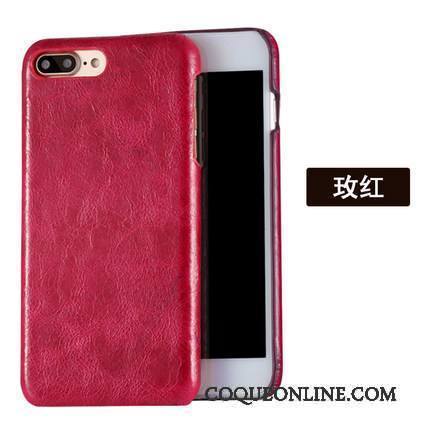 Htc One M9 Vintage Coque Business Cuir Véritable Rouge Étui Couvercle Arrière