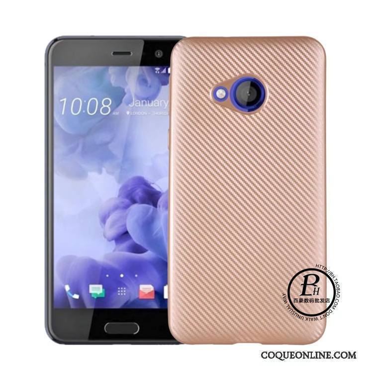 Htc U Play Fibre Protection Modèle Fleurie Noir Coque Étui Silicone