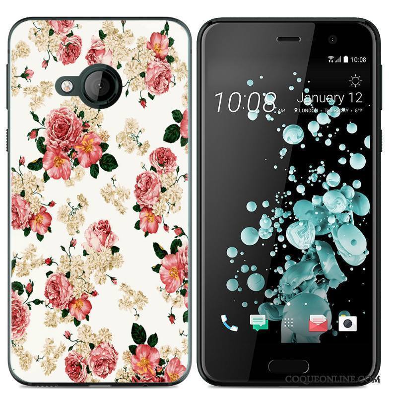 Htc U Play Fluide Doux Téléphone Portable Dessin Animé Coque Étui De Téléphone Silicone