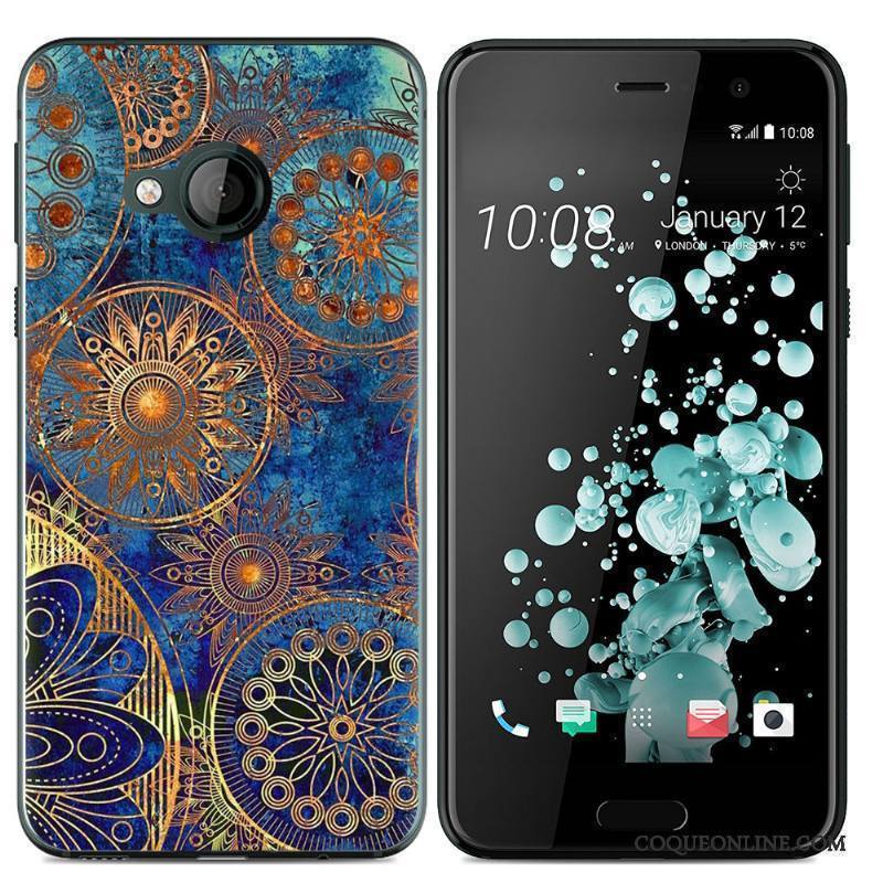 Htc U Play Fluide Doux Téléphone Portable Dessin Animé Coque Étui De Téléphone Silicone