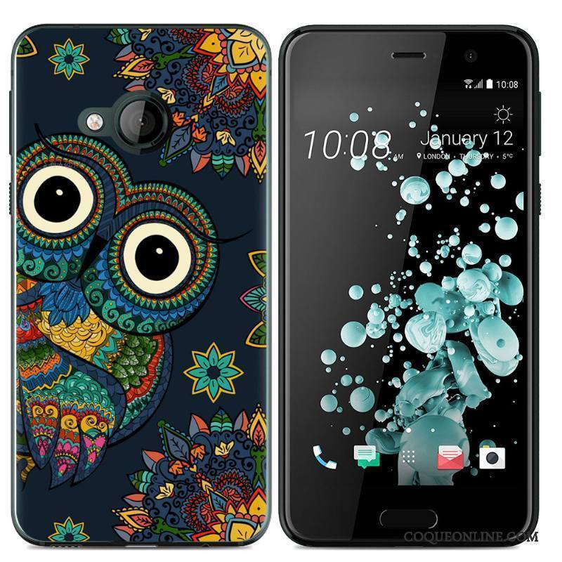 Htc U Play Fluide Doux Téléphone Portable Dessin Animé Coque Étui De Téléphone Silicone