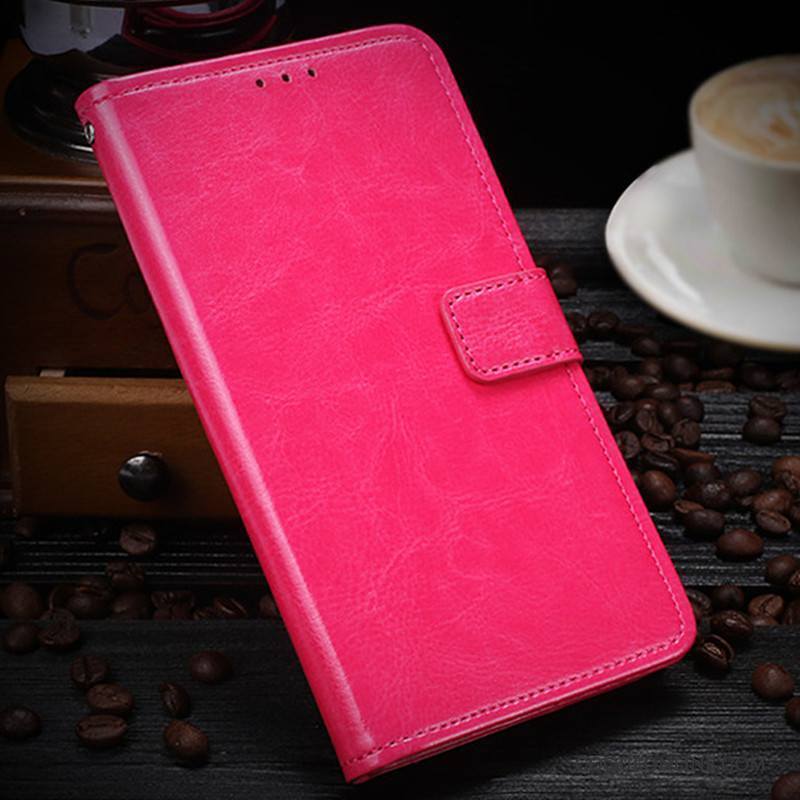 Htc U Play Housse Coque De Téléphone Étui Bleu Protection Portefeuille Étui En Cuir