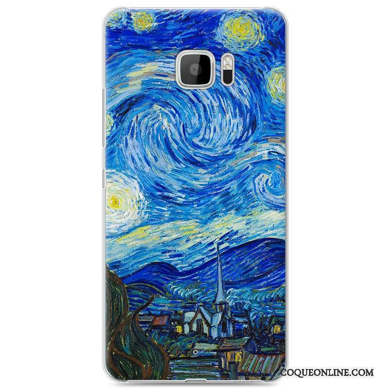 Htc U Ultra Dessin Animé Incassable Protection Coque De Téléphone Bleu Étui Téléphone Portable