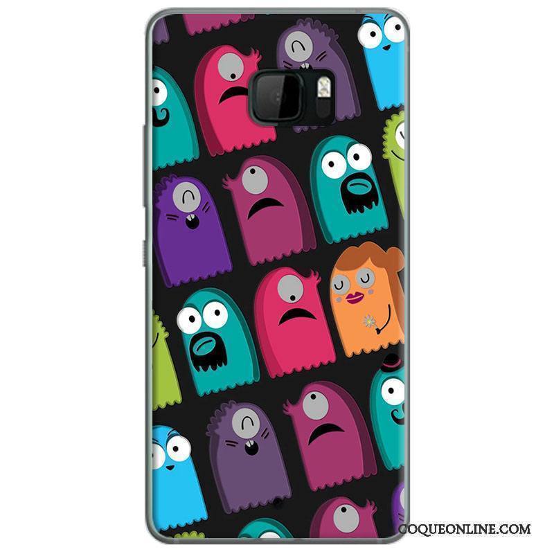 Htc U Ultra Multicolore Étui Dessin Animé Protection Coque De Téléphone Fluide Doux Incassable