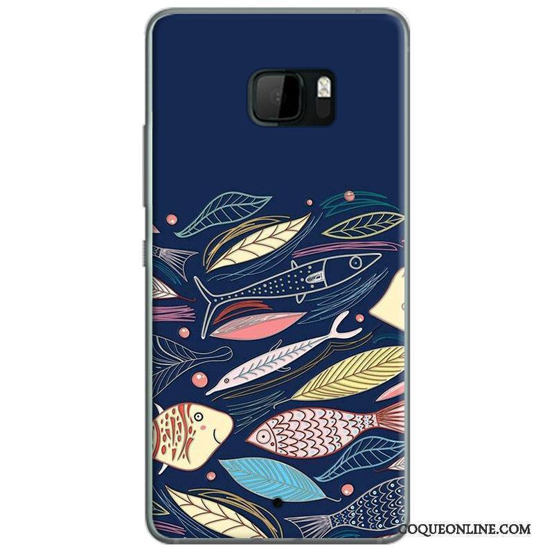 Htc U Ultra Multicolore Étui Dessin Animé Protection Coque De Téléphone Fluide Doux Incassable