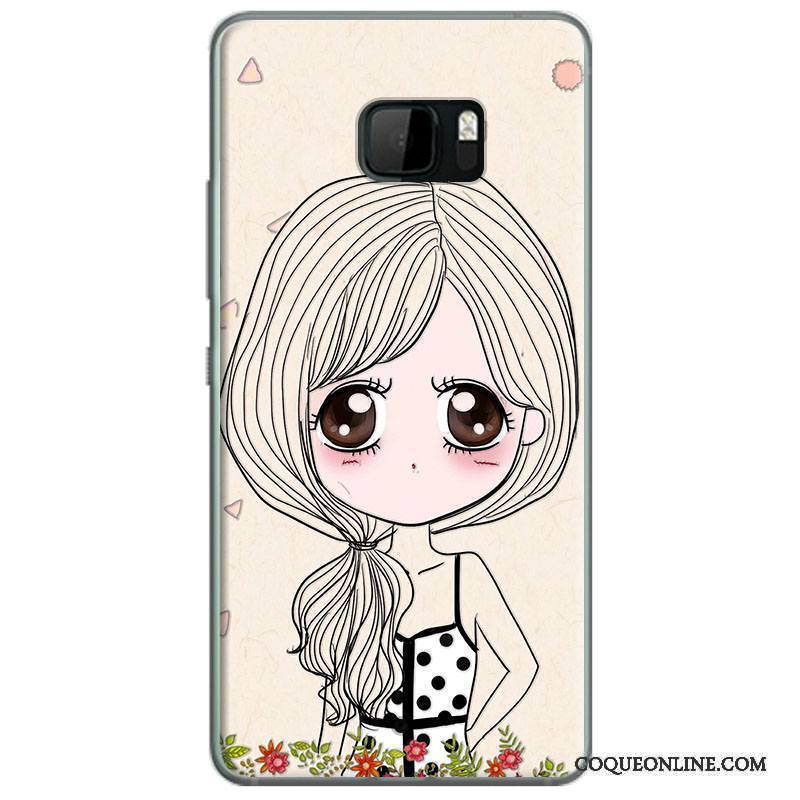 Htc U Ultra Multicolore Étui Dessin Animé Protection Coque De Téléphone Fluide Doux Incassable