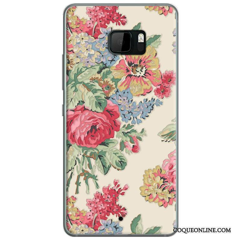 Htc U Ultra Multicolore Étui Dessin Animé Protection Coque De Téléphone Fluide Doux Incassable