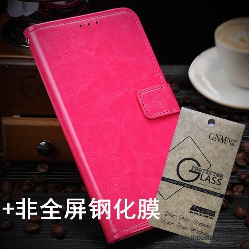 Htc U11 Coque De Téléphone Portefeuille Noir Protection Étui En Cuir Housse