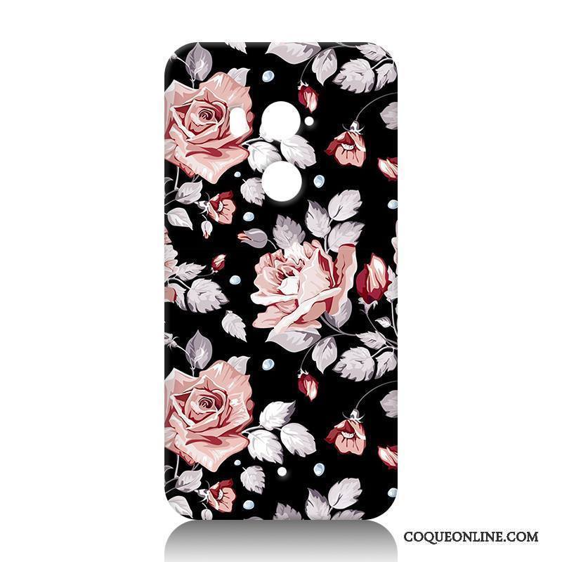 Htc U11+ Coque Dessin Animé Protection Fleurs Fluide Doux Créatif Tout Compris Personnalité