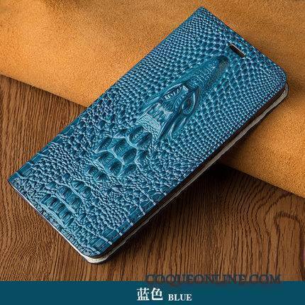 Htc U11+ Coque Luxe Marron Protection Housse Étui Difficile Cuir Véritable