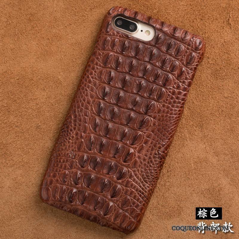 Htc U11 Coque Naturel Personnalisé Crocodile Bleu Incassable Cuir Véritable Luxe