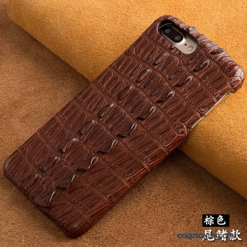 Htc U11 Coque Naturel Personnalisé Crocodile Bleu Incassable Cuir Véritable Luxe