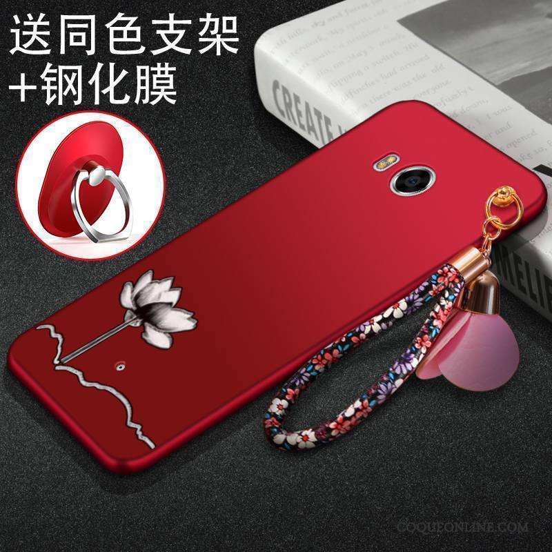 Htc U11 Coque Silicone Créatif Tout Compris Tendance Rouge Protection Étui