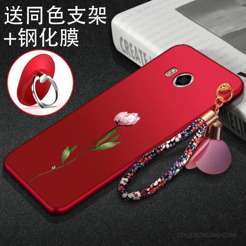 Htc U11 Coque Silicone Créatif Tout Compris Tendance Rouge Protection Étui