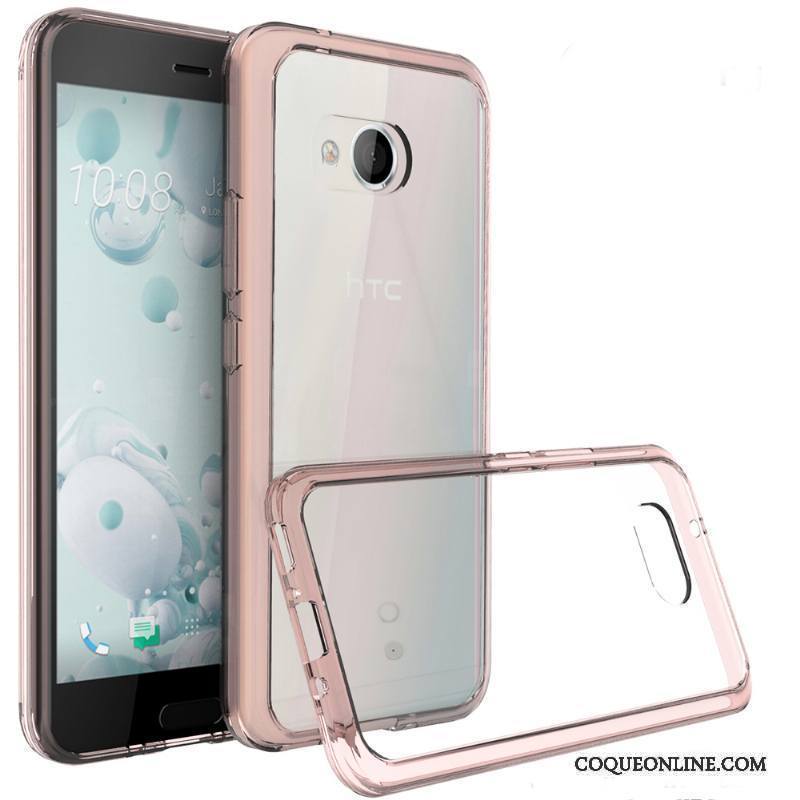 Htc U11 Étui Protection Vert Coque De Téléphone Incassable Transparent Personnalité