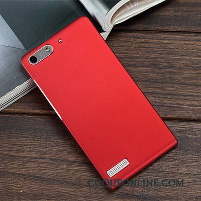 Huawei Ascend G6 Coque De Téléphone Délavé En Daim Difficile Protection Téléphone Portable Étui Violet