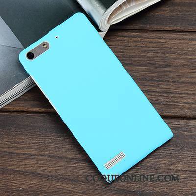 Huawei Ascend G6 Coque De Téléphone Délavé En Daim Difficile Protection Téléphone Portable Étui Violet