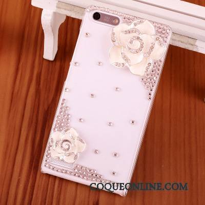 Huawei Ascend G6 Protection Étui Rose Téléphone Portable Coque De Téléphone Strass