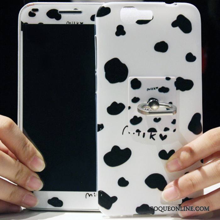Huawei Ascend G7 Coque Dessin Animé Tempérer Blanc Haute Téléphone Portable Membrane