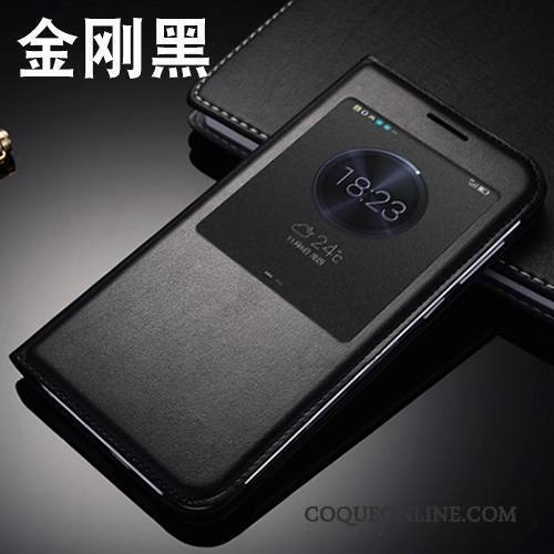 Huawei Ascend G7 Gris Téléphone Portable Coque De Téléphone Incassable Étui En Cuir Protection Housse