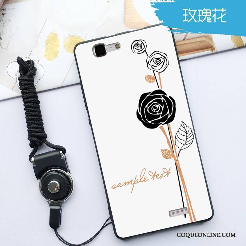 Huawei Ascend G7 Incassable Coque De Téléphone Silicone Étui Protection Dessin Animé Charmant