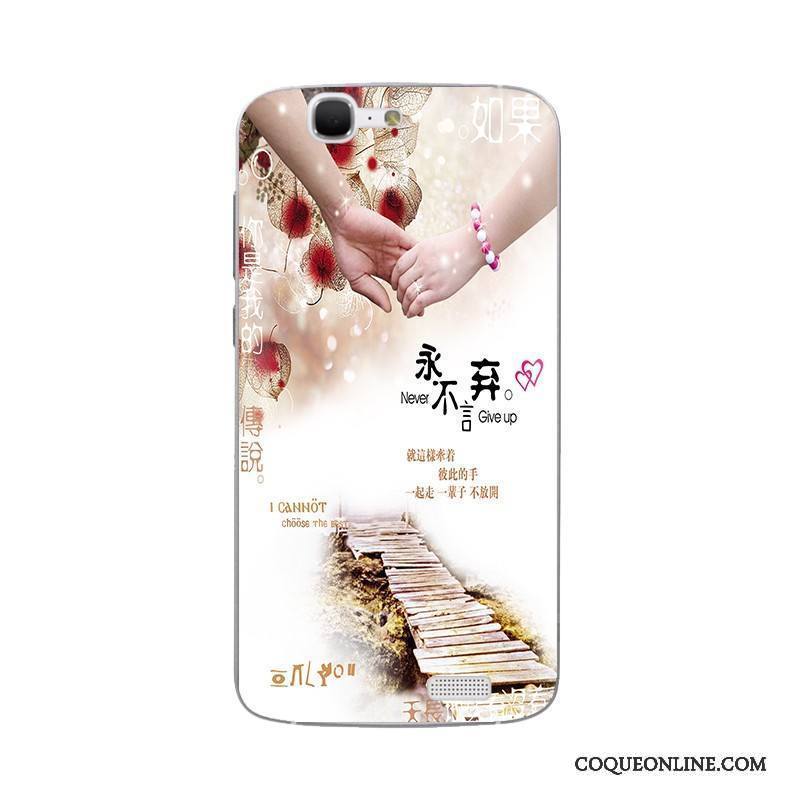 Huawei Ascend G7 Incassable Personnalisé Protection Fluide Doux Téléphone Portable Coque Étui