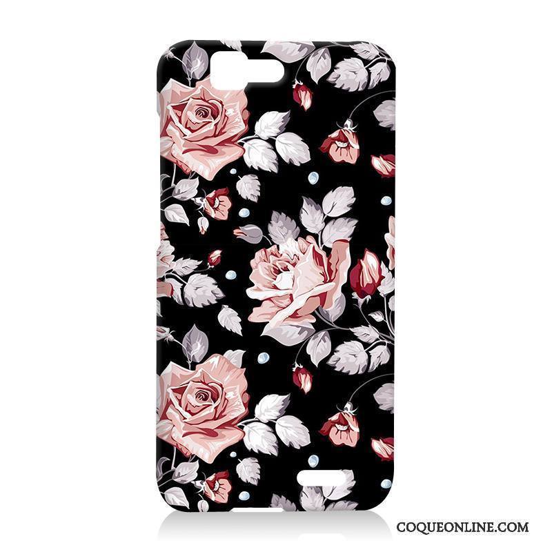 Huawei Ascend G7 Incassable Rose Étui Coque De Téléphone Téléphone Portable Fluide Doux En Silicone
