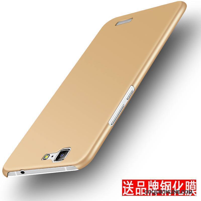 Huawei Ascend G7 Incassable Étui Bleu Protection Coque Délavé En Daim Silicone