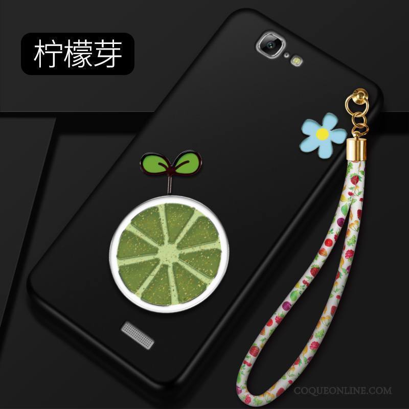 Huawei Ascend G7 Protection Téléphone Portable Délavé En Daim Silicone Étui Rose Coque